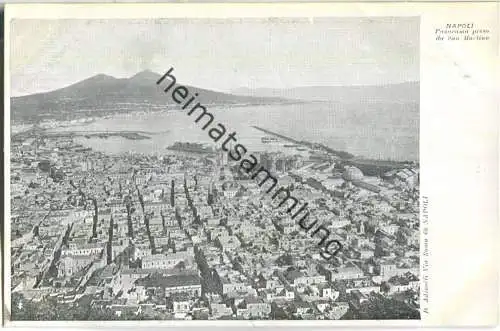 Napoli - Panorama preso da San Martino - Verlag D. Adinolfi Napoli