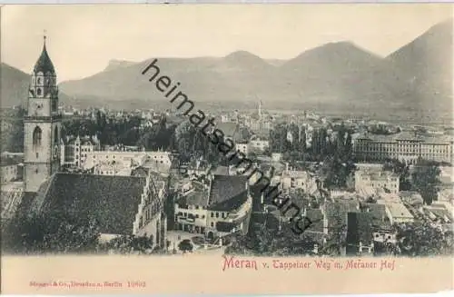 Meran - Trappeiner Weg - Verlag Stengel & Co. Dresden