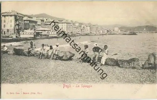 Genua - Pegli - La Spiaggia - Verlag E. Della Casa Genova