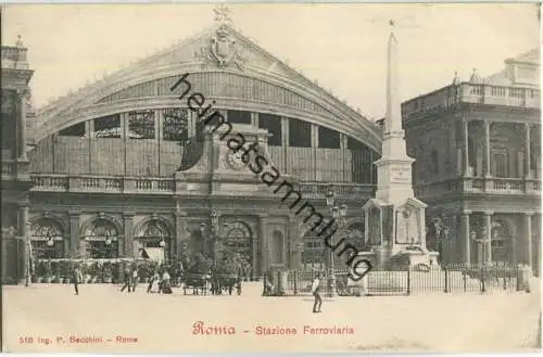 Roma - Stazione Ferroviaria - Verlag P. Becchini Roma