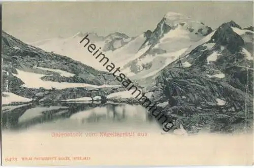 Galenstock - Nägelisgrätlis - Verlag E. Gabler Interlaken
