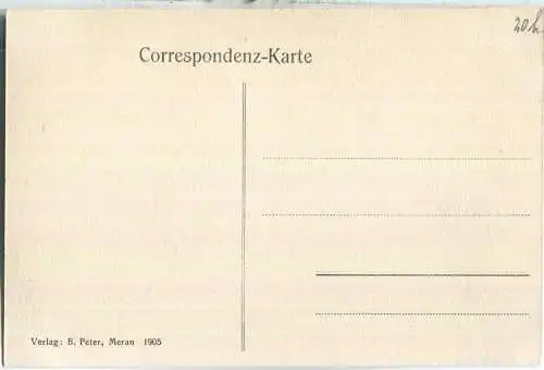 Similaunhütte am Niederjoch - Similaun - Verlag B. Peter Meran 1905
