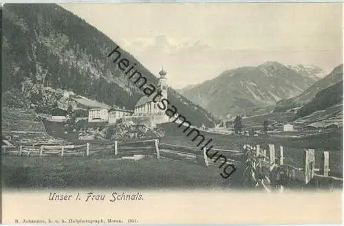 Schnals - Unser Frau - Wallfahrtskirche - Verlag B. Johannes Meran