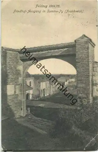 Somme-Py - Feldpost - Verlag H. Wiegand Leipzig