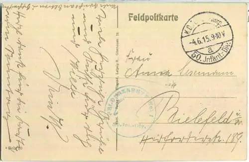 Somme-Py - Feldpost - Verlag H. Wiegand Leipzig