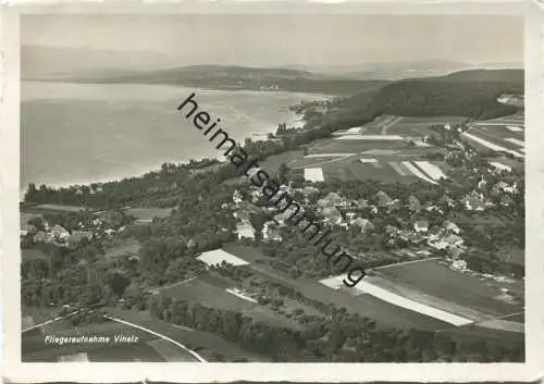 Vinelz - Fliegeraufnahme - Foto-AK Grossformat - Swissair Luftbild - Verlag O. Wyrsch Wabern