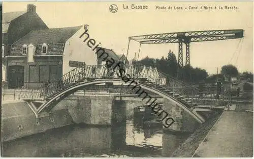 La Bassee - Route de Lens - Canal d'Aires - Verlag Phono-Photo Tournai