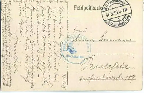 Somme-Py - Feldpost - Verlag H. Wiegand Leipzig