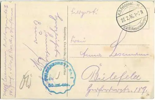 Charleville - Monument commemoratif de 1870 - Verlag Gaspillage Charleville - Feldpost