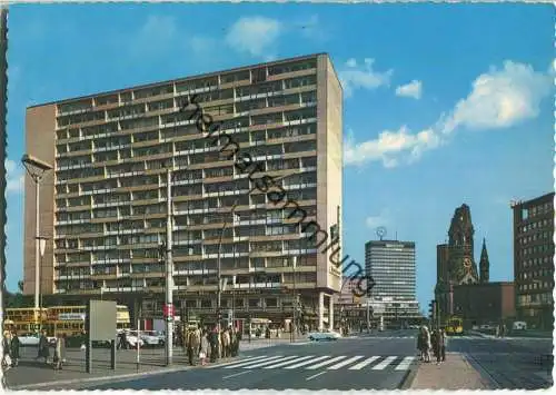 Berlin - Hardenbergstrasse - DOB-Hochhaus - BVG-Bus - Verlag Krüger