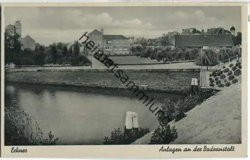 Erkner - Anlagen an der Badeanstalt - Verlag W. Meyerheim Berlin