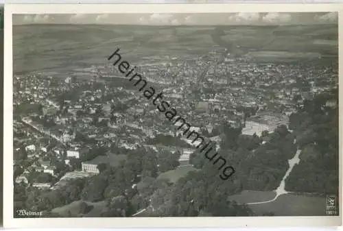 Weimar - Flieger-Foto - Foto-Ansichtskarte - Verlag Klinke & Co Berlin