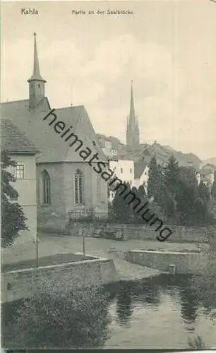 Kahla - Saalbrücke - Verlag G. Friedrich Leipzig
