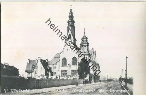 Frankfurt - Mathäuskirche - erbaut von Professor Pützer Darmstadt - Verlag Robert von der Burg Durlach 1907