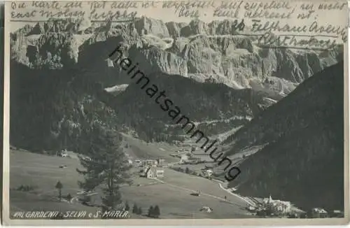 Val Gardena - Selva e S. Maria - Foto-Ansichtskarte - Verlag J. Gugler Bolzano