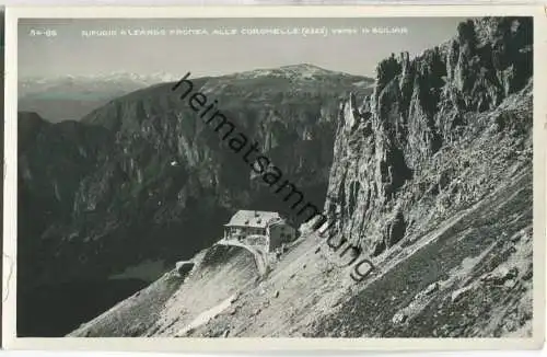 Rifugio Aleardo Fronza alle Coronelle verso lo Sciliar - Foto-AK ca. 1930 - Verlag Ghedina Cortina d'Ampezzo