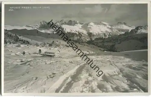 Rifugio Passo Sella - Foto-Ansichtskarte 20er Jahre - Edizioni G. Ghedina Cortina