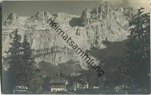Lindauer Hütte - Gauertal - Foto-Ansichtskarte 20er Jahre