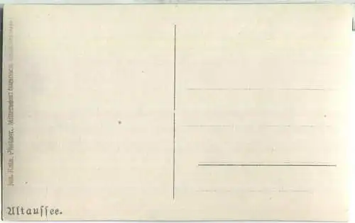Altaussee - Dorfansicht - Foto-AK 20er Jahre - Verlag Jos. Kain Mitterndorf
