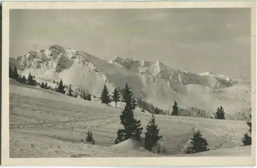 Krahbergzinken von der Krummholzhütte - Foto-Ansichtskarte - Verlag H. Schönfellinger