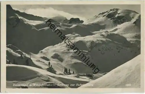 Kesselkogel - Windsfeldscharte - Schieweg - Taferlscharte - Foto-Ansichtskarte - Verlag C. R. Wiatschka Wien