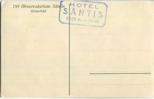 Observatorium Säntis - Foto-Ansichtskarte