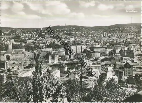 Stuttgart - Blick vom Kriegsbergturm - Verlag Victor Weichert Stuttgart