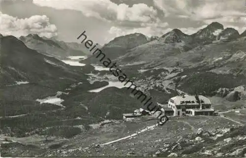 Hotel Muottas Kulm - Foto-AK - Verlag Photoglob-Wehrli Zürich gel. 1953