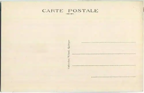 Plozevet - Menhir du Droit de l' Homme et l Entree de la Plage de Conte - Edition Villard Quimper