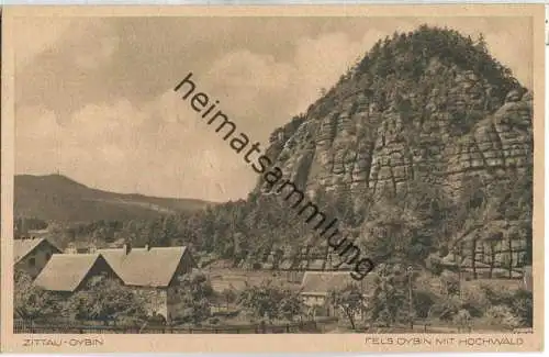 Zittau-Oybin - Fels Oybin mit Hochwald 30er Jahre