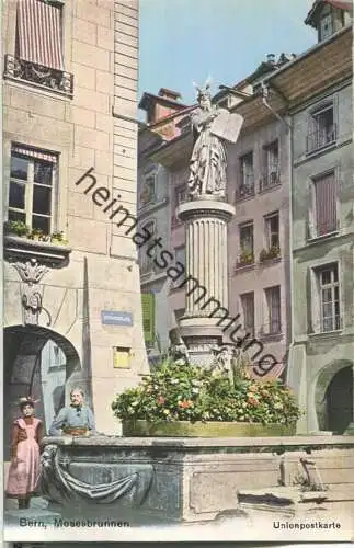 Bern - Mosesbrunnen - Unionspostkarte ca. 1905