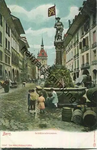 Bern - Schützenbrunnen - Unionspostkarte ca. 1905