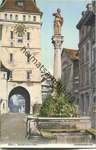 Bern - Seilerbrunnen - Unionspostkarte ca. 1905