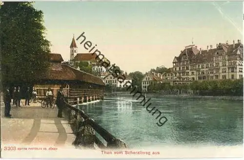 Thun vom Scherzliweg aus - Edition Photoglob Co. Zürich ca. 1905