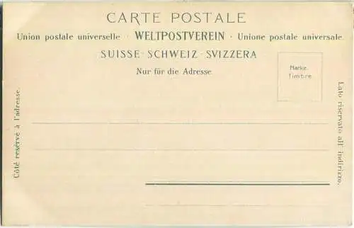 Geneve - Les rues du Montblanc et de Chantepuolet ca. 1900 - Edition Louis Glaser Leipzig