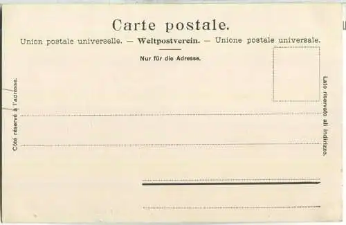 Geneve - Quai des Eaux vives le Saleve et le Montblanc ca. 1900