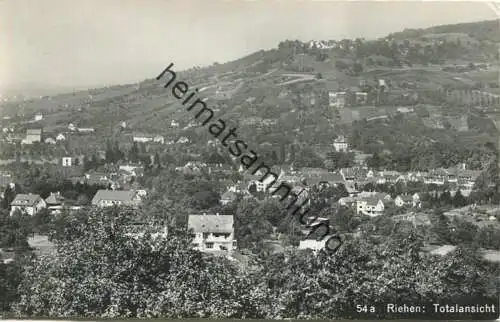 Riehen - Totalansicht - Foto-AK - Verlag Hans Frey Basel - gel. 1960