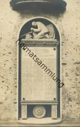 Sempach - Soldaten Denkmal - Foto-AK - Verlag E. Goetz Luzern