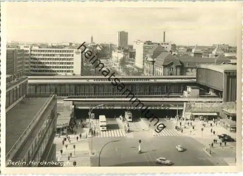 Berlin-Charlottenburg - Hardenbergstrasse - Foto-AK Großformat 1961 Handabzug - Verlag Bruno Schroeter Berlin