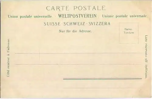 Geneve - Pont de la coulouvreniere - Edition Louis Glaser Leipzig ca. 1900