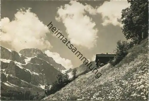 Engelberg - Landschaft am Bergli - Foto-AK - Verlag K. Meuser Engelberg gel. 1959