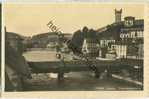 Luzern - Totentanzbrücke - Verlag Wehrli AG Kilchberg