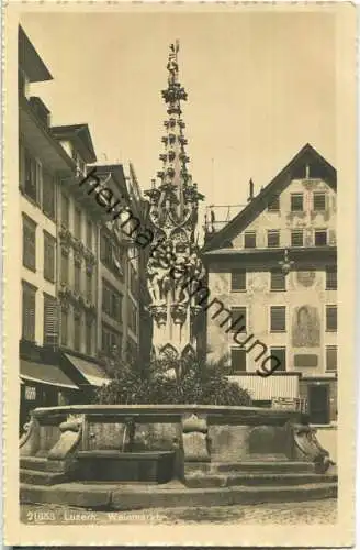 Luzern - Weinmarkt - Foto-Ansichtskarte - Verlag Wehrli AG Kilchberg