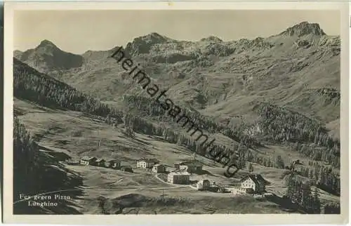 Fex gegen Pizzo - Lunghino - Foto-Ansichtskarte - Verlag J. Gaberell Thalwil