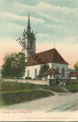 Gränichen - Kirche - Verlag Schönenberger Wyl (E29672)