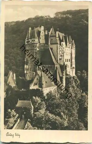 Burg Eltz - Foto-AK - Verlag Josef Lenz Cochem