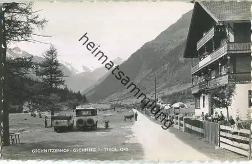 Gschnitzerhof - Gschnitz - Foto-Ansichtskarte - Verlag Much Heiss Nachf. Innsbruck