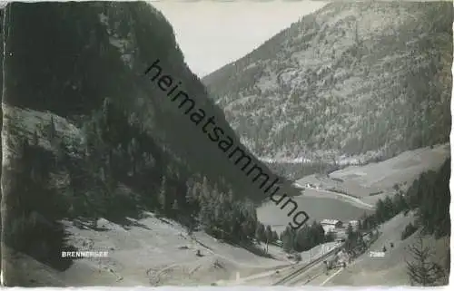 Brennersee - Foto-Ansichtskarte - Much Heiss Nachflg. Alpiner Kunstverlag Innsbruck