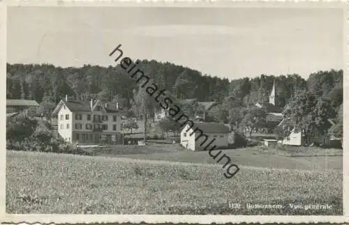 Bossonnens - Vue generale - Foto-AK - Edition Paul Savigny Lucerne 1939 gel. 1943