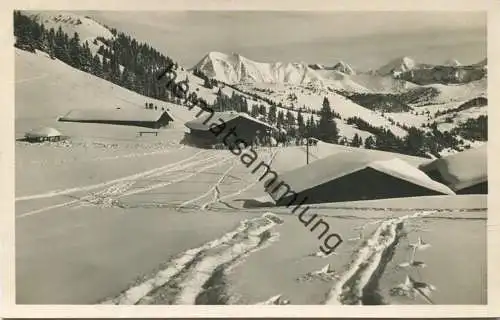 Skihütte auf dem Hornberg - Foto-AK - Verlag Wehrli Kilchberg - gel.